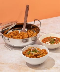 Vinod Cookware Vinod Stainless Steel Kadai With Lid