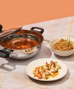 Vinod Cookware Vinod Stainless Steel Deluxe Kadai With Lid