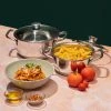 Vinod Cookware Vinod Stainless Steel Roma Casserole Set (Induction Friendly) Cookware