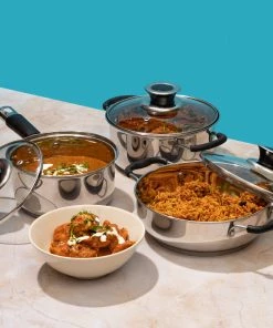 Vinod Cookware Vinod Stainless Steel Master Chef Cookware Set (Induction Friendly)