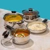 Vinod Cookware Vinod Stainless Steel Master Chef Cookware Set (Induction Friendly)