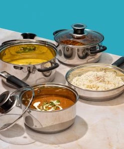 Vinod Cookware Vinod Stainless Steel Master Chef Cookware Set (Induction Friendly)
