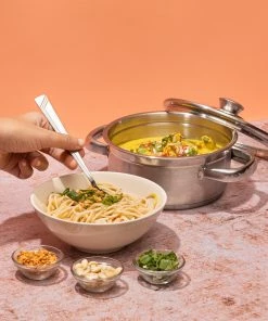 Vinod Cookware Vinod Stainless Steel Two Tone Saucepot With Lid