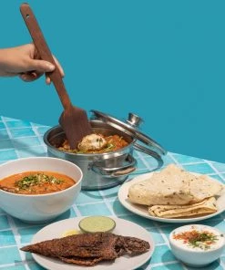 Vinod Cookware Vinod Stainless Steel Two Tone Saucepot With Lid