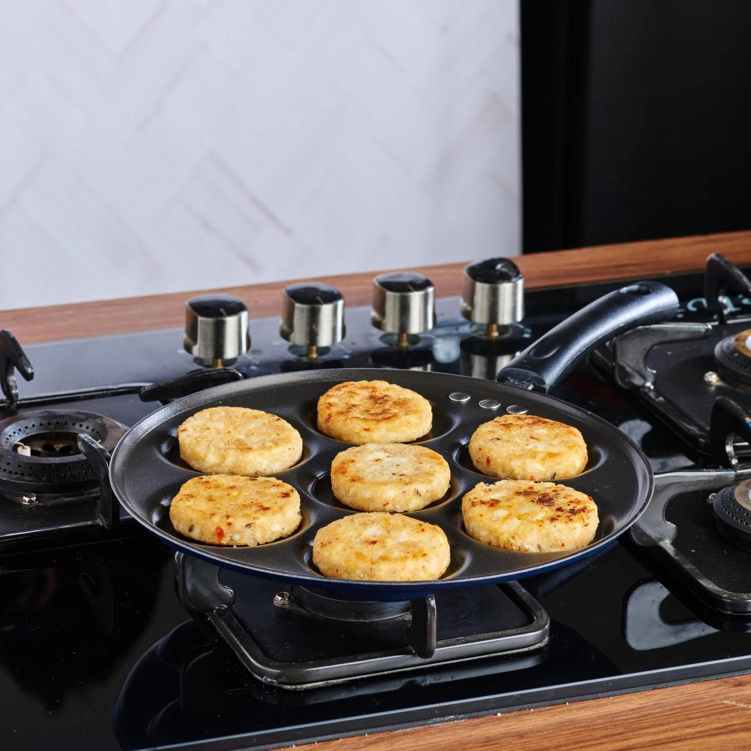 Vinod Cookware Vinod Zest Non Stick Mini Uttapam Pan 1 Vinod Cookware Vinod Zest Non Stick Mini Uttapam Pan