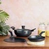 Vinod Cookware Cookware Vinod Hanos Non Stick Combo Set - 3 Pc (Induction Friendly) 15 Vinod Cookware Cookware Vinod Hanos Non Stick Combo Set - 3 Pc (Induction Friendly)