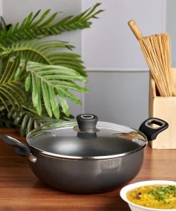 Vinod Cookware Cookware Vinod Hanos Non Stick Kadai (Induction Friendly)