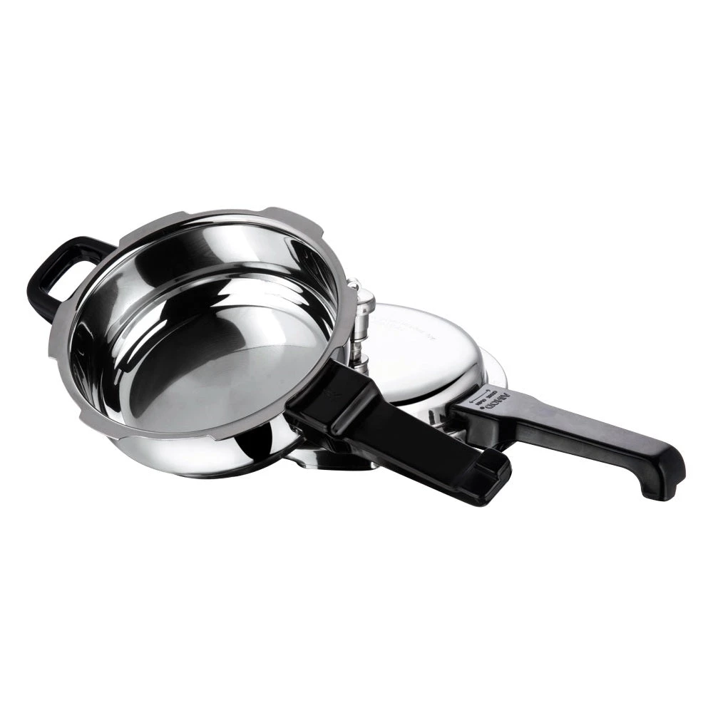 Vinod Cookware Vinod Platinum Triply Deep Pan Pressure Cooker (Induction Friendly) 4 Vinod Cookware Vinod Platinum Triply Deep Pan Pressure Cooker (Induction Friendly)