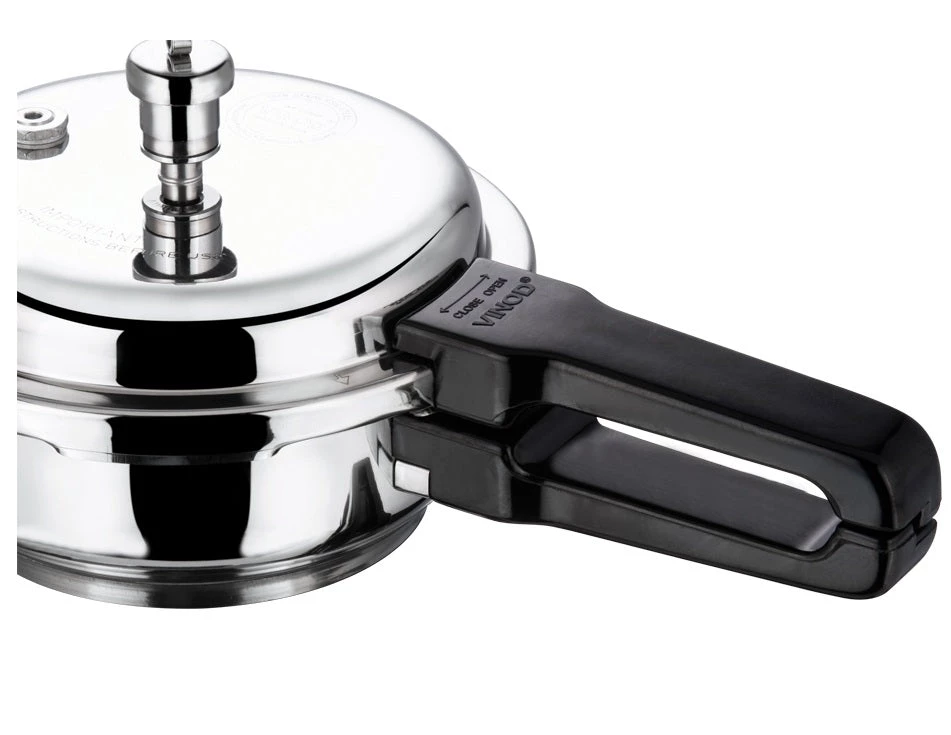 Vinod Cookware Vinod Platinum Triply Deep Pan Pressure Cooker (Induction Friendly) 3 Vinod Cookware Vinod Platinum Triply Deep Pan Pressure Cooker (Induction Friendly)
