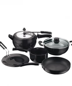 Vinod Cookware Vinod Hard Anodised Bridal Cookware Set - 5 Pieces (Induction Friendly)