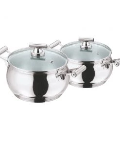 Vinod Cookware Cookware Vinod Stainless Steel Sicily Casserole With Lid (Induction Friendly)