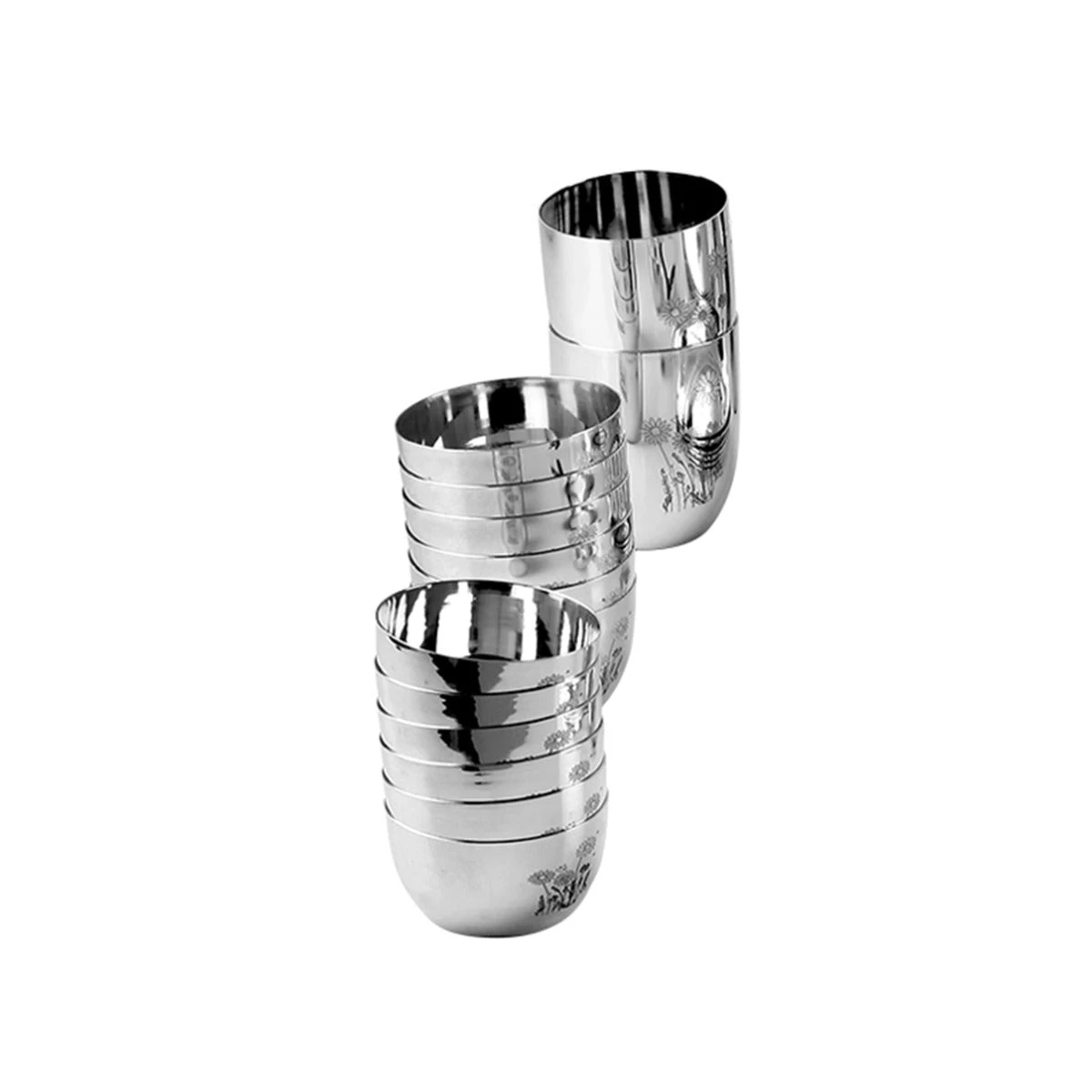 Vinod Cookware Kraft Stainlesss Steel Pattern Dinner Set 41 Pc Kraft Serveware 6 Vinod Cookware Kraft Stainlesss Steel Pattern Dinner Set 41 Pc Kraft Serveware