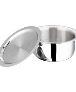 Vinod Cookware Vinod Platinum Triply Stainless Steel Tope With Lid (Induction Friendly) Cookware