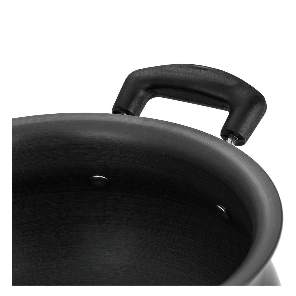 Vinod Cookware Vinod Hard Anodised Handi With Lid (Induction Friendly) 4 Vinod Cookware Vinod Hard Anodised Handi With Lid (Induction Friendly)