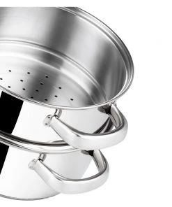 Vinod Cookware Vinod Stainless Steel 3 Tier Steamer Set (Induction Friendly) Cookware