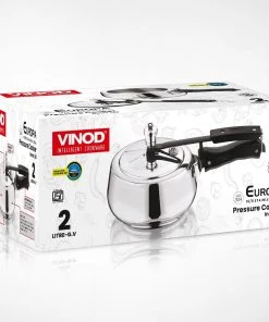 Vinod Cookware Vinod Europa Stainless Steel Handi Shape Inner Lid Pressure Cooker (Induction - Friendly) Pressure Cookers