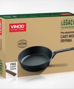 Vinod Cookware Vinod Legacy Pre - Seasoned Cast Iron Frypan (Induction Friendly)
