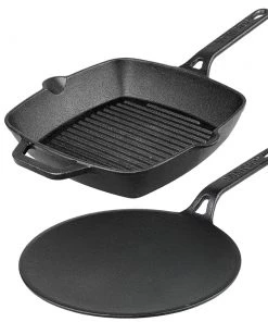 Vinod Cookware Cookware Vinod Legacy Pre-Seasoned Cast Iron Combo Set (Induction Friendly)