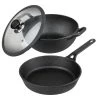 Vinod Cookware Vinod Legacy Pre-Seasoned Cast Iron Combo Set (Induction Friendly)