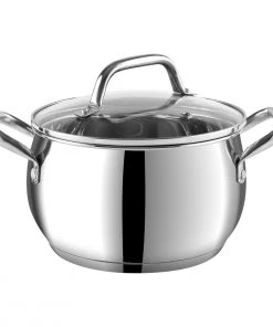 Vinod Cookware Vinod Stainless Steel Almaty Casserole Set (Induction Friendly) Cookware