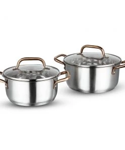 Vinod Cookware Vinod Oxford Stainless Steel Saucepot Set (Induction Friendly) Cookware