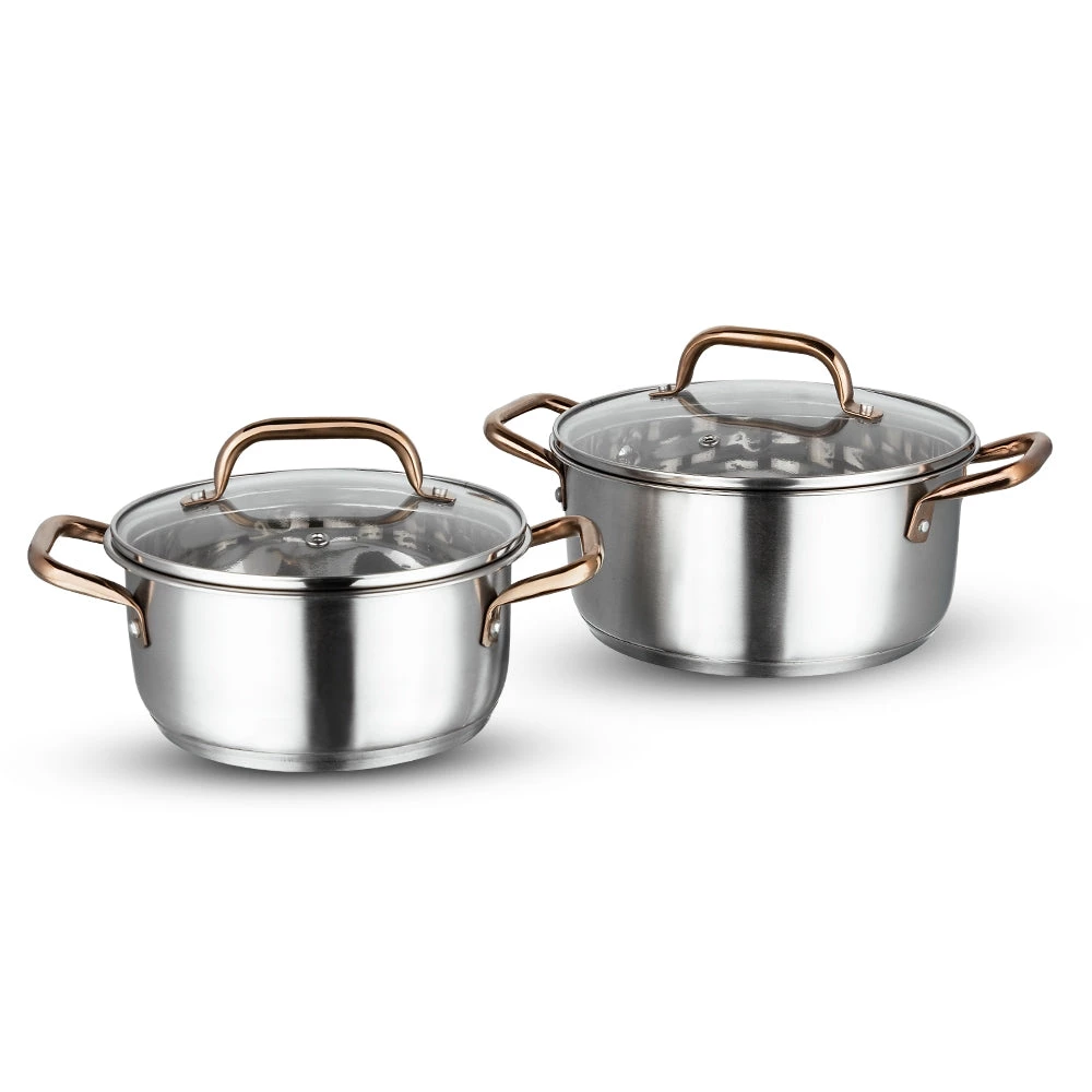 Vinod Cookware Vinod Oxford Stainless Steel Saucepot Set (Induction Friendly) Cookware 2 Vinod Cookware Vinod Oxford Stainless Steel Saucepot Set (Induction Friendly) Cookware