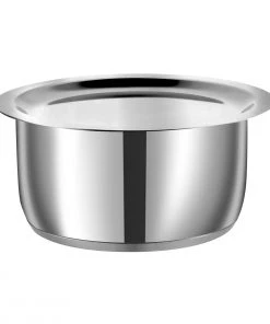 Vinod Cookware Vinod Capsule Bottom Tope (1 Litre) With Lid & Regular Saucepan (1.8 Litre) (Induction Friendly) 11 Vinod Cookware Vinod Capsule Bottom Tope (1 Litre) With Lid & Regular Saucepan (1.8 Litre) (Induction Friendly)