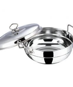 Vinod Cookware Cookware Vinod Stainless Steel Multi Kadai - 26 Cm (Induction Friendly) 10 Vinod Cookware Cookware Vinod Stainless Steel Multi Kadai - 26 Cm (Induction Friendly)
