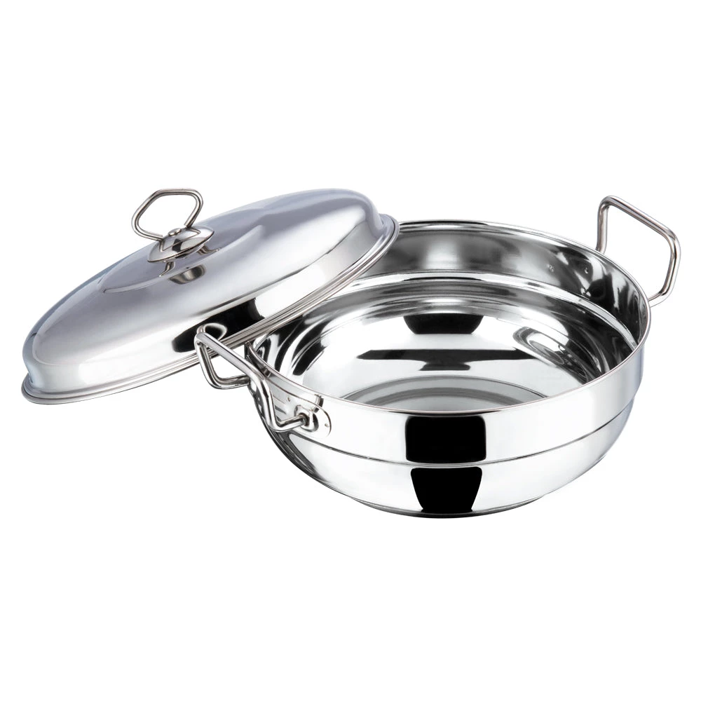 Vinod Cookware Cookware Vinod Stainless Steel Multi Kadai - 26 Cm (Induction Friendly) 5 Vinod Cookware Cookware Vinod Stainless Steel Multi Kadai - 26 Cm (Induction Friendly)