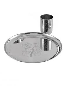 Vinod Cookware Kraft Serveware Vinod - Kraft Radiant Thali Set - 6 Pc