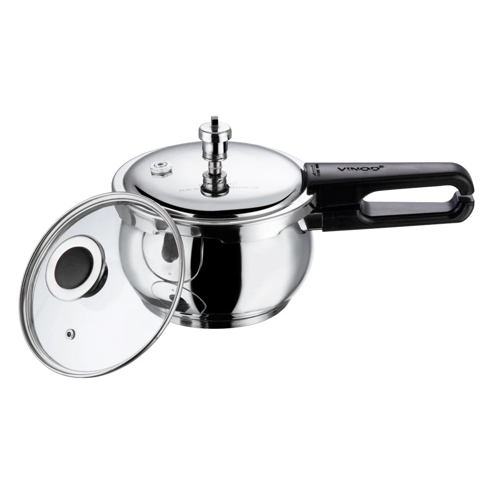 Vinod Cookware Vinod 18/8 Stainless Steel Splendid Plus Pressure Cooker 2 Vinod Cookware Vinod 18/8 Stainless Steel Splendid Plus Pressure Cooker