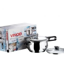 Vinod Cookware Vinod 18/8 Stainless Steel Splendid Plus Pressure Cooker 11 Vinod Cookware Vinod 18/8 Stainless Steel Splendid Plus Pressure Cooker