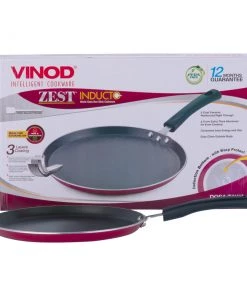 Vinod Cookware Vinod Zest Non Stick Dosa Tawa (Induction Friendly) 11 Vinod Cookware Vinod Zest Non Stick Dosa Tawa (Induction Friendly)