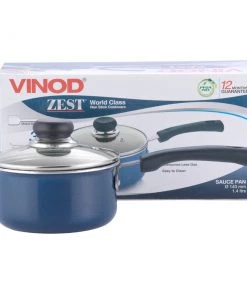 Vinod Cookware Vinod Zest Non Stick Saucepan With Lid 13 Vinod Cookware Vinod Zest Non Stick Saucepan With Lid