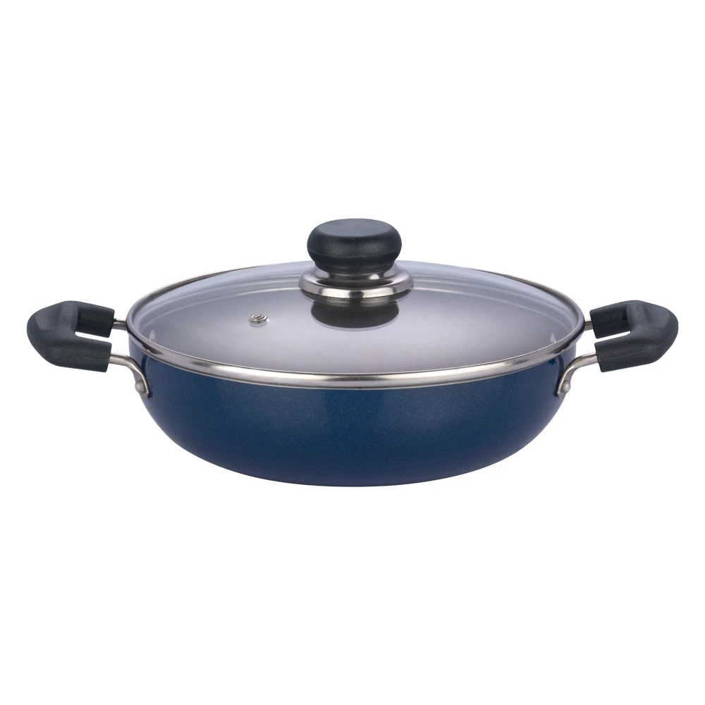Vinod Cookware Vinod Zest Non Stick Kadai With Lid Cookware 2 Vinod Cookware Vinod Zest Non Stick Kadai With Lid Cookware