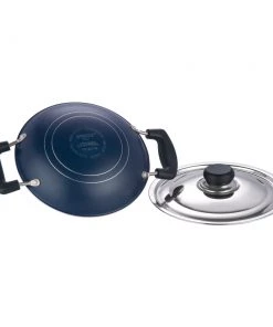 Vinod Cookware Vinod Zest Non Stick Appachetty With Lid - 20 Cm 9 Vinod Cookware Vinod Zest Non Stick Appachetty With Lid - 20 Cm