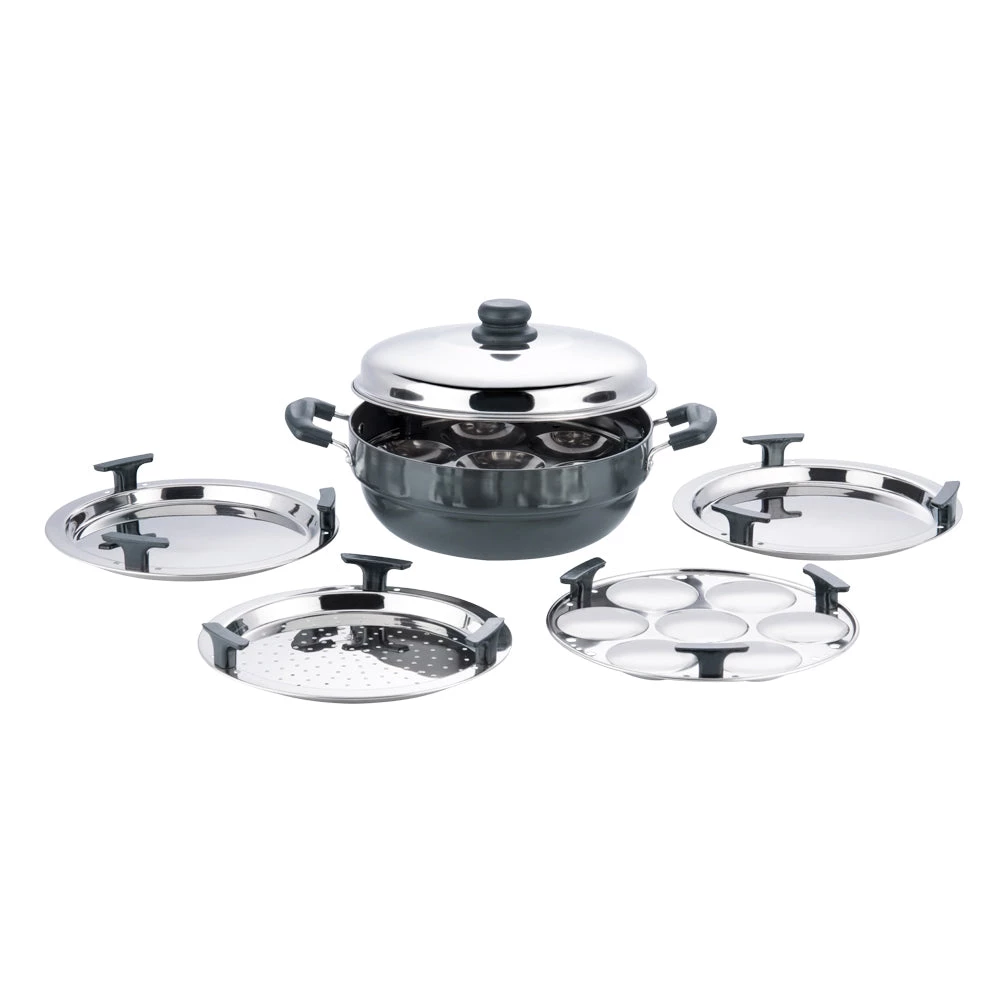 Vinod Cookware Cookware Vinod Hard Anodised Multi Kadai - 26 Cm (Induction Friendly) 1 Vinod Cookware Cookware Vinod Hard Anodised Multi Kadai - 26 Cm (Induction Friendly)