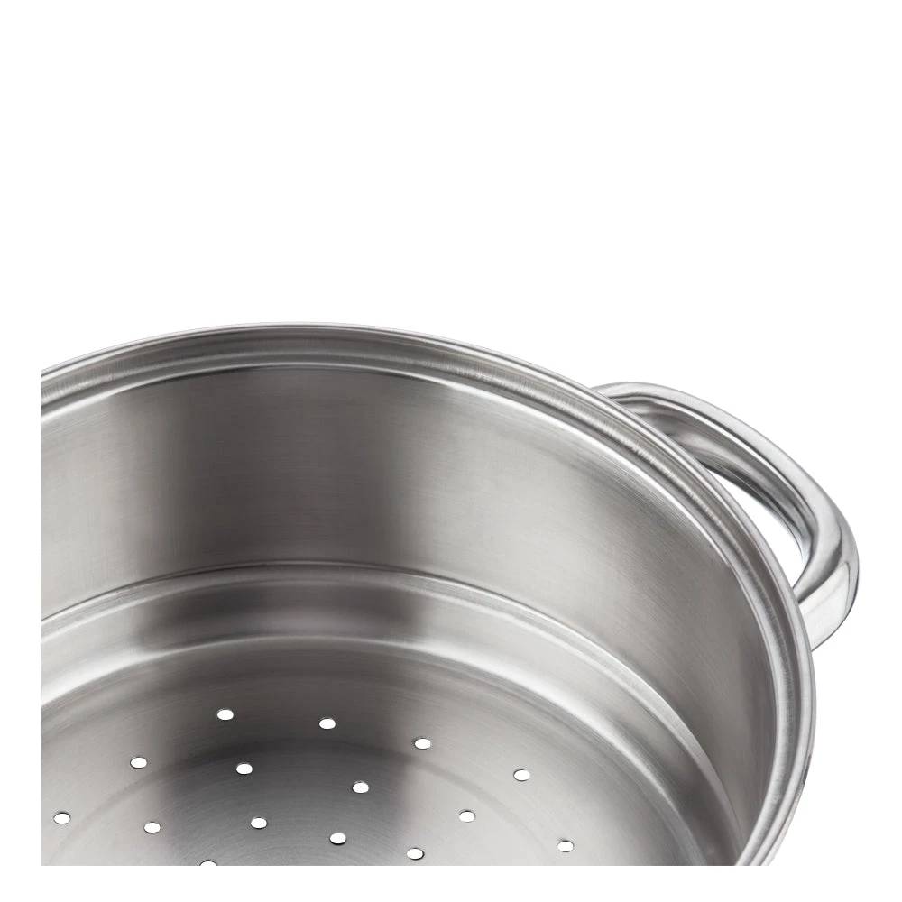 Vinod Cookware Vinod Stainless Steel 2 Tier Steamer With Lid (Induction Friendly) Cookware 4 Vinod Cookware Vinod Stainless Steel 2 Tier Steamer With Lid (Induction Friendly) Cookware
