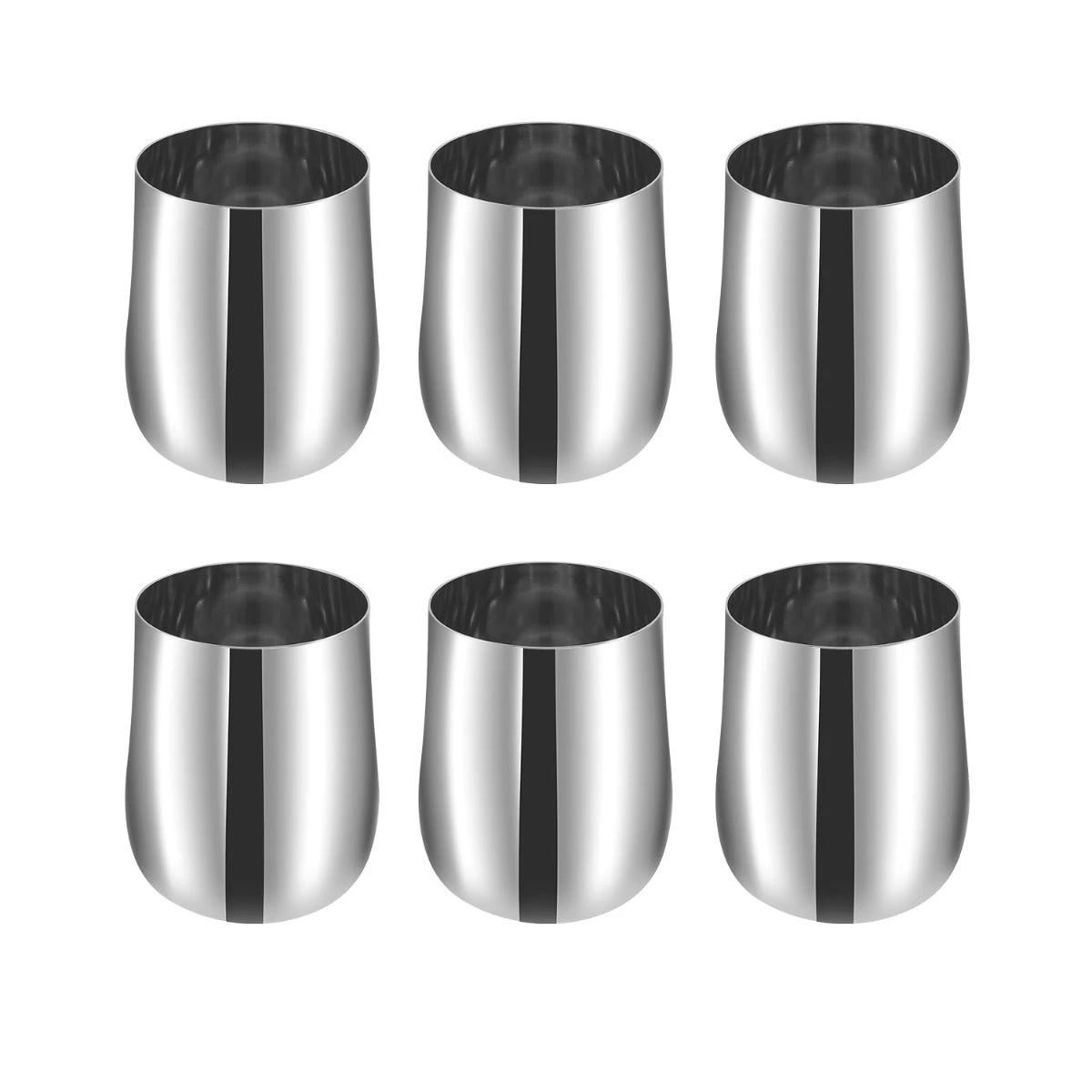 Vinod Cookware Kraft Madhur Glass Set - 6 Pc 4 Vinod Cookware Kraft Madhur Glass Set - 6 Pc