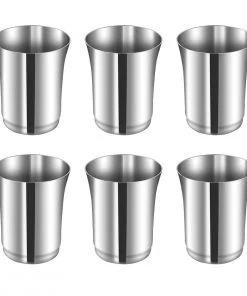 Vinod Cookware Vinod - Kraft Pari Glass Set - 6 Pc Kraft Serveware 7 Vinod Cookware Vinod - Kraft Pari Glass Set - 6 Pc Kraft Serveware