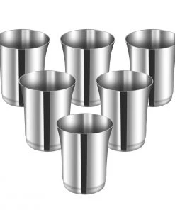 Vinod Cookware Vinod - Kraft Pari Glass Set - 6 Pc Kraft Serveware