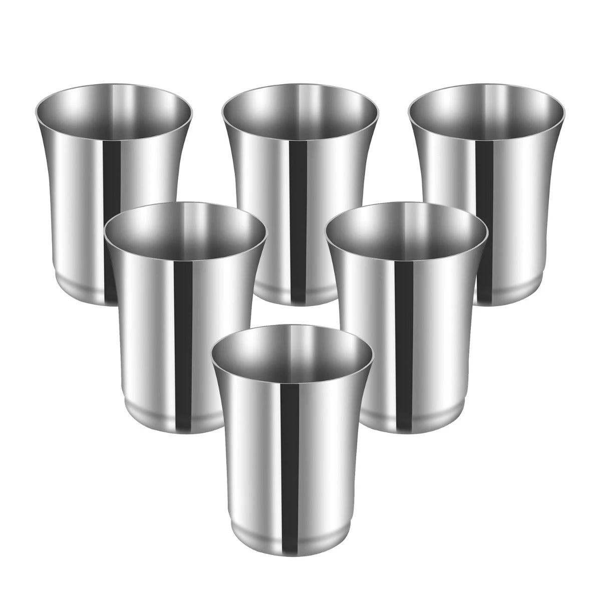 Vinod Cookware Vinod - Kraft Pari Glass Set - 6 Pc Kraft Serveware 2 Vinod Cookware Vinod - Kraft Pari Glass Set - 6 Pc Kraft Serveware