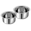 Vinod Cookware Vinod Stainless Steel 2 Pc Capsule Bottom Tope Without Lid -17, 18 Cm